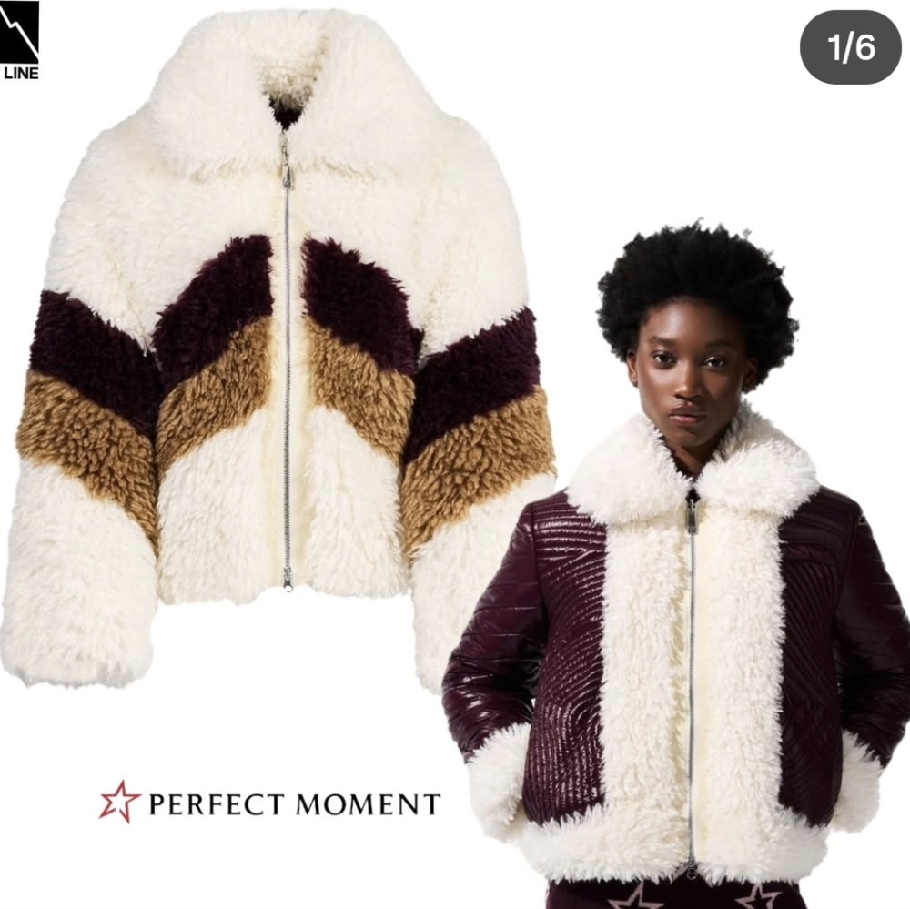 Perfect Moment Luna Faux-Shearling Reversible Jacket Perfect Moment Ski Jacket - Picture 3 of 17